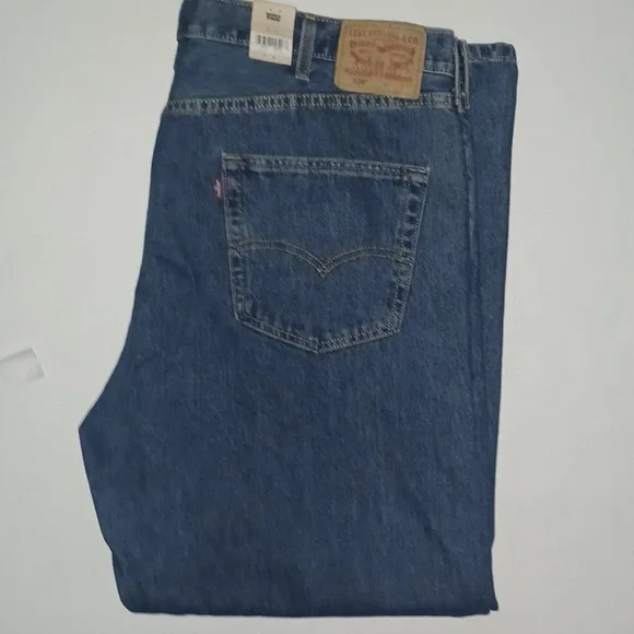 Levi's 505 Regular Fit Jeans Big&Tall 46x30 NWT - Picture 1 of 5